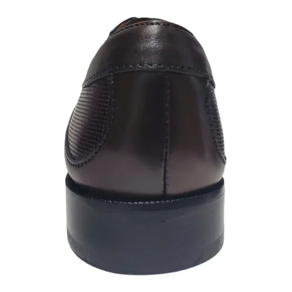 Carlos Santana Mens Power Print Oxford Leather